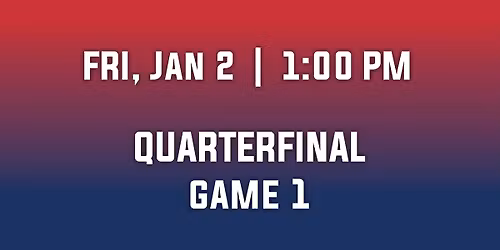 2026 IIHF World Junior Championship Quarterfinal 1