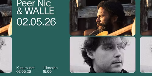 Peer Nic og WALLE \/\/ Kulturhuset i Bergen