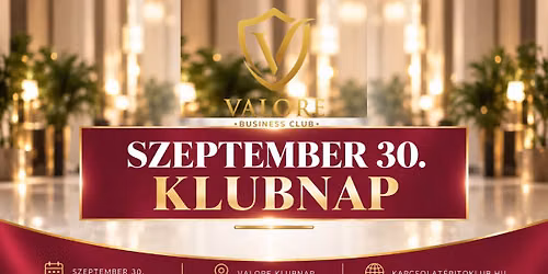 VALORE klub tal\u00e1lkoz\u00f3