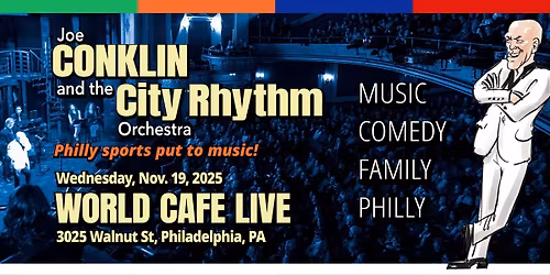 Joe Conklin & The City Rhythm Orchestra || Nov. 19th || The Music Hall At WCL