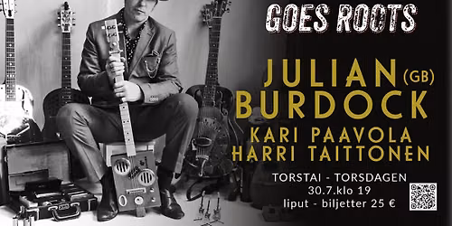 BLUES NIGHT: JULIAN BURDOCK