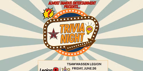 Trivia Night at The Tsawwassen Legion