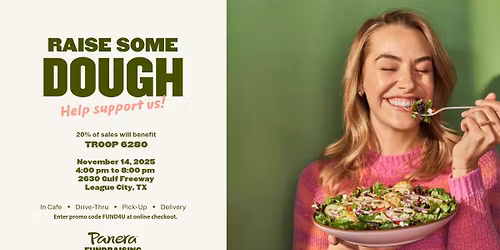 Panera Bread Fundraiser Supporting Troop 6280!