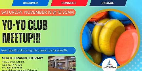 Yo-Yo Club Meetup (South Branch)