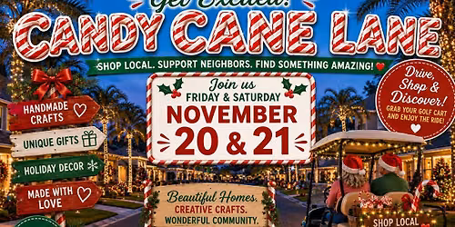 Candy Cane Lane at Barefoot Bay