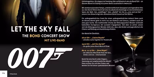 CHARITY JAMES BOND -GALA