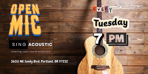 Singacoustic Open Mic