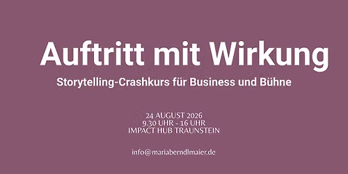 Auftritt mit Wirkung