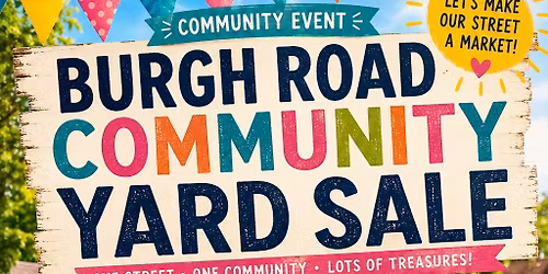Burgh Road Community Yard Sale 