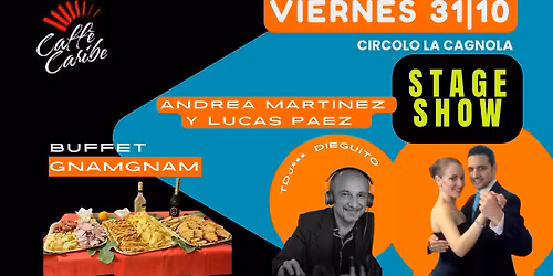 UN VIERNES ESPECIAL: STAGE E SHOW CON ANDREA MARTINEZ E LUCAS PAEZ | TDJ DIEGUITO!