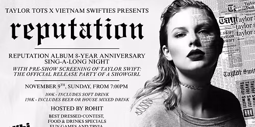 Taylor Swift's Reputation Album 8-Year Anniversary Celebration \ud83d\udc0d\ud83d\udda4
