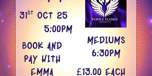 Psychic Evening with Purple Flames