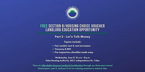 June Landlord Class (Part 2) - Let\u2019s Talk Money