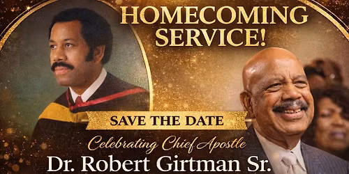 Chief Apostle Robert Girtman Sr 50th Pastoral Anniversary