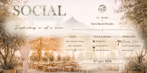 SOCIAL SUNDAY \u2022 Daydrinking is not a crime | 07.06.