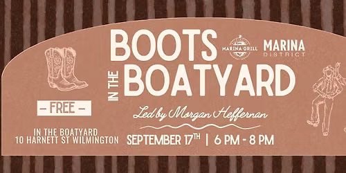 Boots in The Boayard w\/ Morgan Hefferman (FREE EVENT)