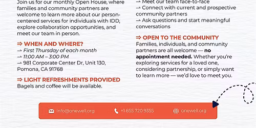 OneWell Health Care Open House \u2013 Pomona, CA