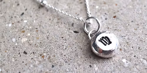 Jewellery workshop: silver pebble pendant