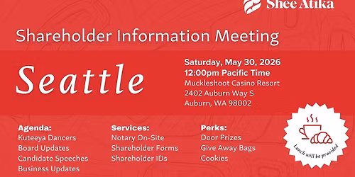 Seattle Shareholder Information Meeting