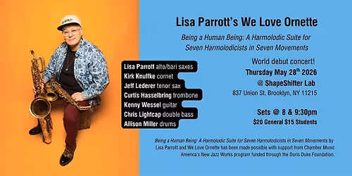 Lisa Parrott's We Love Ornette