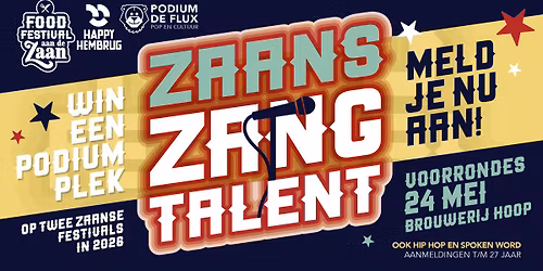 Voorronde II Talentenjacht (Singer-songwriters, tape-acs, hiphop, spoken word))