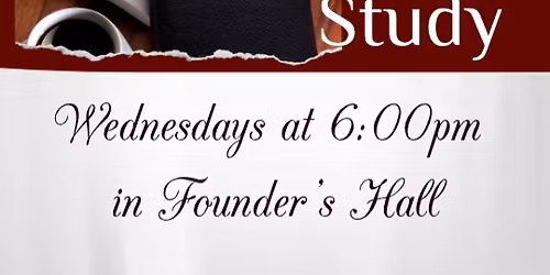 Wednesday Night Bible Study