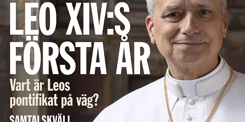 P\u00c5VE LEO XIV:S F\u00d6RSTA \u00c5R. VART \u00c4R LEOS PONTIFIKAT P\u00c5 V\u00c4G?