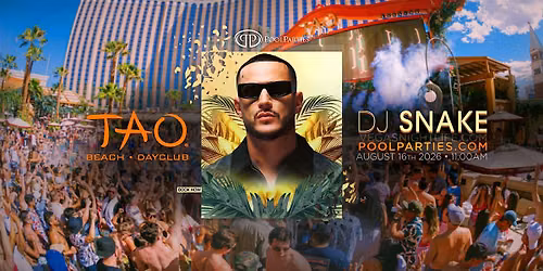 DJ Snake | Vegas Pool Party Sunday | TAO Beach