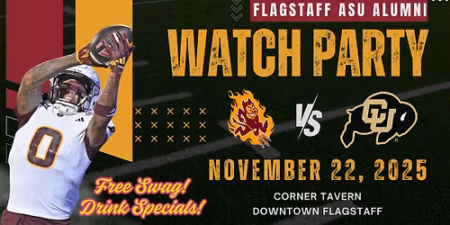 ASU vs. Colorado ~ Watch Party