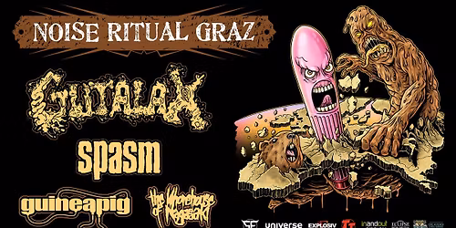 NOISE RITUAL GRAZ 2025: Gutalax I Spasm I Guineapig I The Whorehouse Of Nagasaki