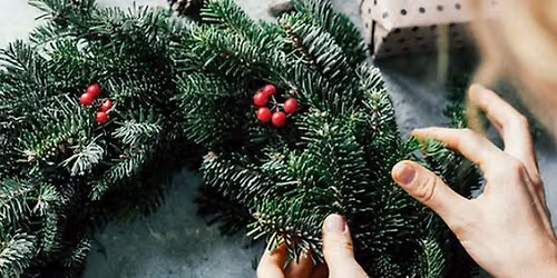Luxury Festive Wreath Worshop with Award Winning Simply Blooms