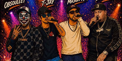 4 Brothers Tour w\/ Obsouleet \/\/ T-Jay \/\/ Mason Ray \/\/ Levi Lee at NCom 8\/7