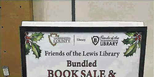 Friends of the Lewis Library Bundled Book Sale and Holiday Craft Fair
