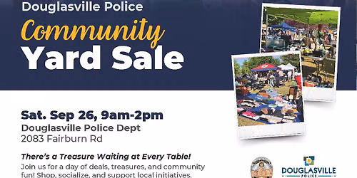 Douglasville Police Community Yard Sale