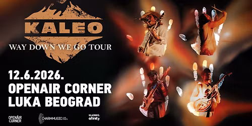 KALEO I 12. jun I OpenAir Corner, Luka Beograd 