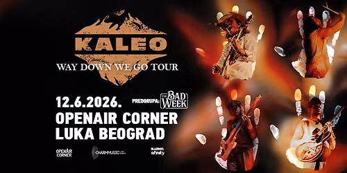 KALEO I 12. jun I OpenAir Corner, Luka Beograd