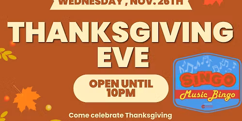 Thanksgiving Eve @ TBC