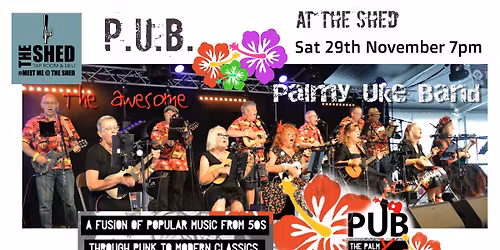 The Palmy Uke Band back at The Shed