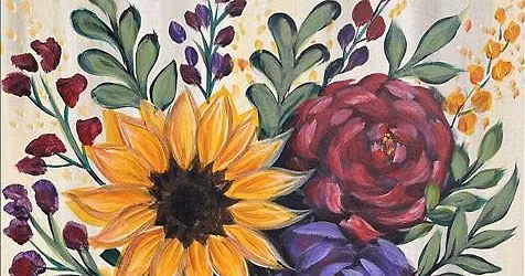 A LITTLE FLORAL MAGIC! Floral Treasure Paint Party!