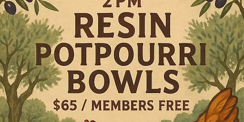 Resin Potpourri Bowls