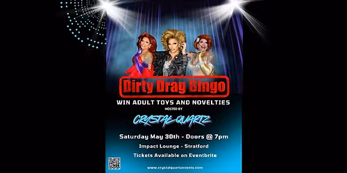 Dirty Drag Bingo- Pride Tour- Stratford - Hosted by Crystal Quartz