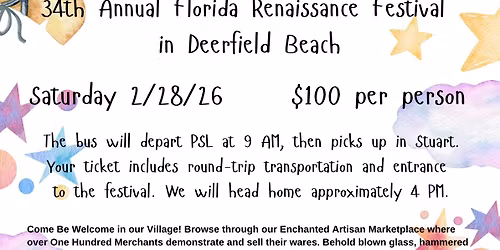 34th Annual Florida Renaissance Festival