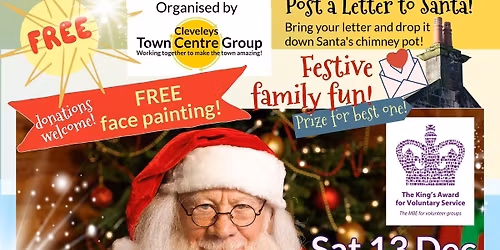 Carol Singing with Santa in Cleveleys