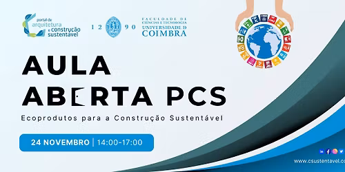  AULA ABERTA PCS | FACULDADE DE CI\u00caNCIAS E TECNOLOGIA \u2013 COIMBRA