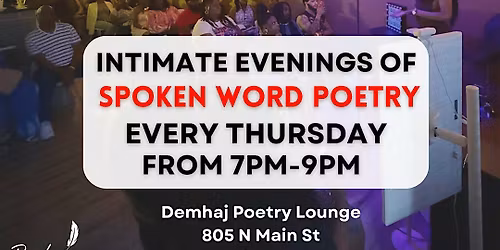 Open Mic Poetry Thursdays