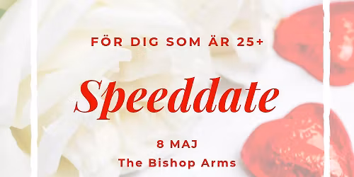 Speeddate Uppsala 25+