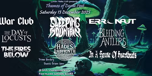 Thames of Doom Fest: All-Dayer - FREE ENTRY