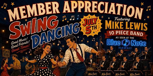 Member Appreciation Swing Dancing