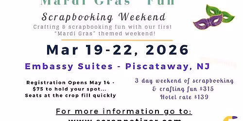 Scrapbooking and Papercrafting Mardi Gras themed fun