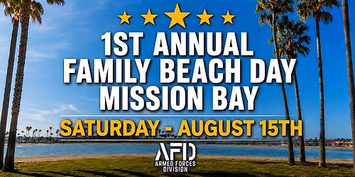 First Annual AFD Military Family Beach Day